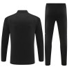 Sudadera De Entrenamiento Real Madrid Cremallera De Cuarto 2024-25 Negra - Hombre